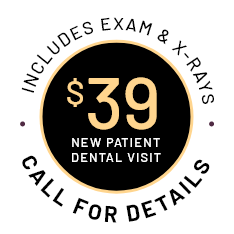 $39 New Patient Visit banner stamp